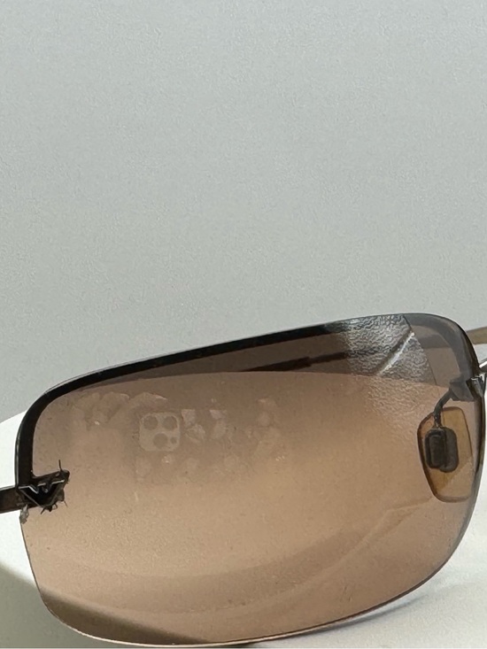 Emporio Armani Women\'s Rimless Sunglasses in Brown Gradient 201 S Vintage main image 9